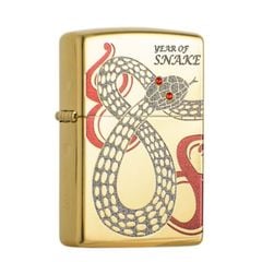Zippo Year of the Snake 2025 Gold Plating Asia Limited Edition Z190