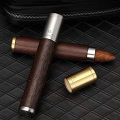 Ống đựng xì gà 1 điếu bọc gỗ  LB HY2