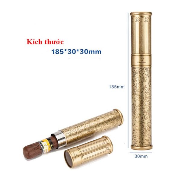 Ống đồng đựng xì gà 1 điếu Cohiba HB 028