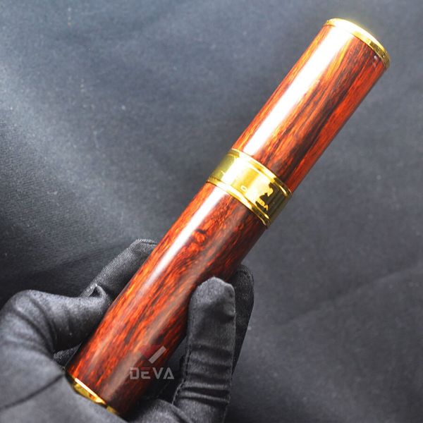 Ống đựng Xì Gà 1 điếu gỗ cẩm lông chuột OG02