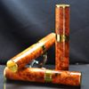 Ống đựng Xì Gà 1 điếu gỗ nu hoa huyết long OG01