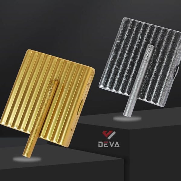 Hộp đựng thuốc Kuboy loại 20 điếu size 6.5mm kim loại nguyên khối KC11