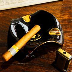 Gạt tàn sứ 3 điếu kỷ niệm 55th thành lập hãng Cohiba G309