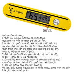 Dụng cụ Cigar Lubinski đo nhiệt độ và độ ẩm YJA 13034