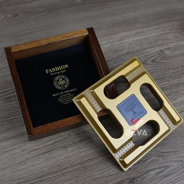 Gạt tàn Cigar gỗ 4 điếu Jifeng JF 2016