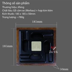 Gạt tàn Cigar gỗ 4 điếu Jifeng JF 2016