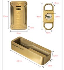 Set phụ kiện xì gà 3 món Jifeng TZ 216