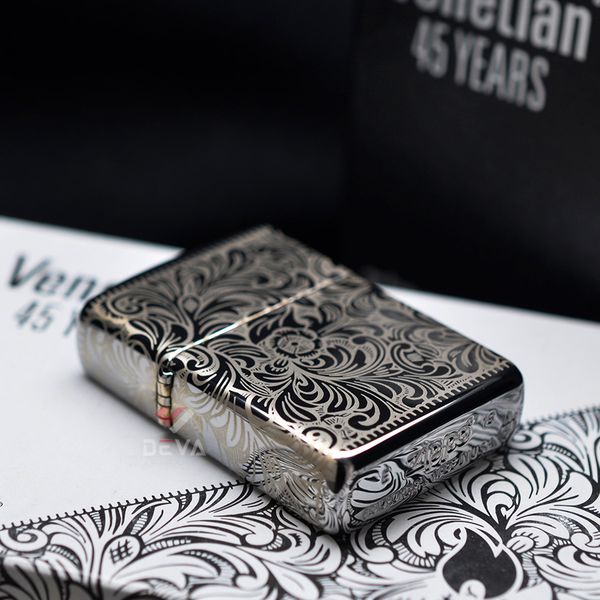 Zippo Armor Kỷ Niệm 45 Năm Hoa Văn Venetian 45th Anniversary Z335