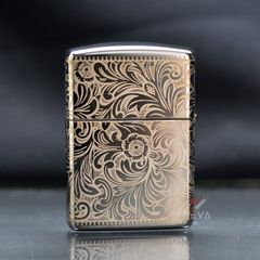 Zippo Armor Kỷ Niệm 45 Năm Hoa Văn Venetian 45th Anniversary Z335