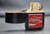 Zippo Tái Bản 1941 Đen Bóng Ốp Emblem Logo Coca-Cola ZN349