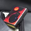 Zippo Sơn Chủ Đề Mèo Đen Trăng Máu Black Cat Design Z120