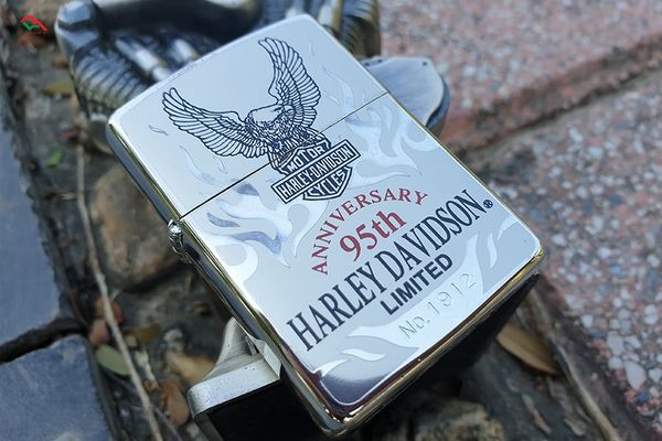 Zippo Kỉ Niệm 95 năm 1903-1998  Harley Davidson  C168