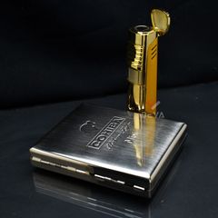 Set phụ kiện Cigar 2 món bật lửa và hộp đựng thuốc Cohiba HB YH 990