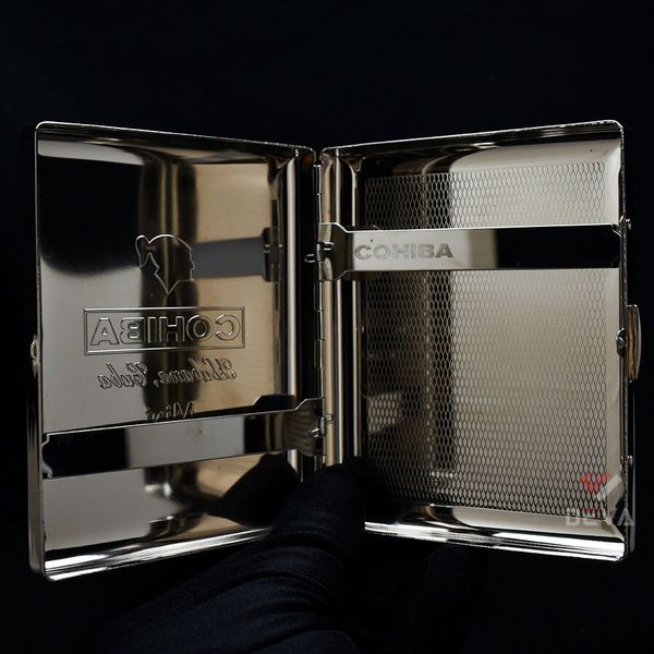 Set phụ kiện Cigar 2 món bật lửa và hộp đựng thuốc Cohiba HB YH 990