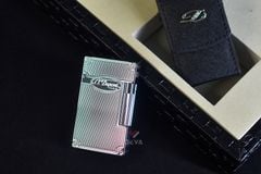 Set Quà Tặng bật lửa ST Dupont màu vàng kẻ dọc D118