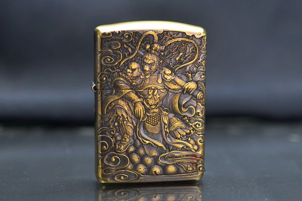 Set Zippo Armor Khắc Nổi Tôn Ngộ Không 3D ZD67