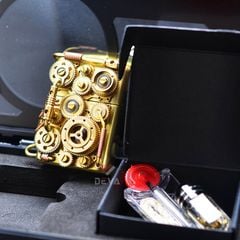 Set Bật Lửa Zippo Armor Phong Cách Steampunk Độc Đáo ZN235