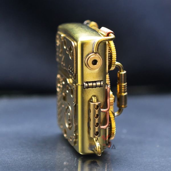 Set Bật Lửa Zippo Armor Phong Cách Steampunk Độc Đáo ZN235