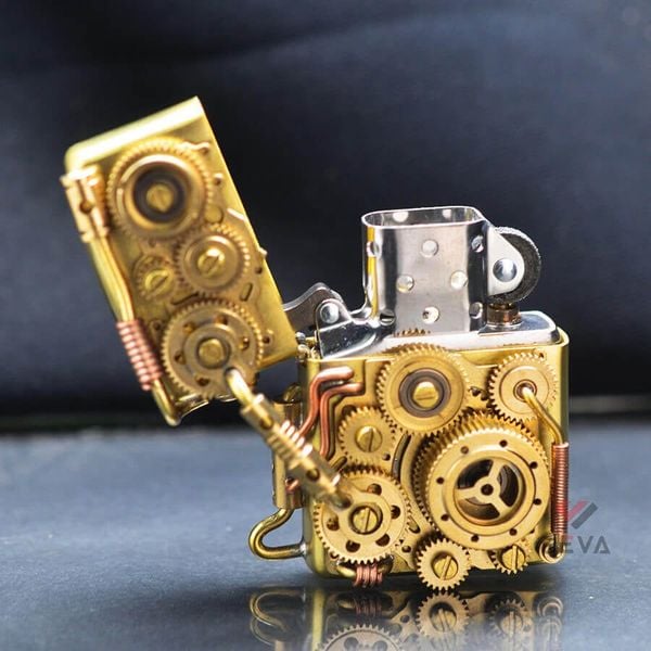 Set Bật Lửa Zippo Armor Phong Cách Steampunk Độc Đáo ZN235