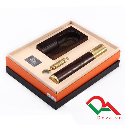 Set Gạt Tàn, Ống Đựng, Đục Xì Gà Lubinski 3 món LB T22