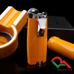 Set gạt tàn, bật lửa, ống đựng xì gà 3 món Cohiba T303