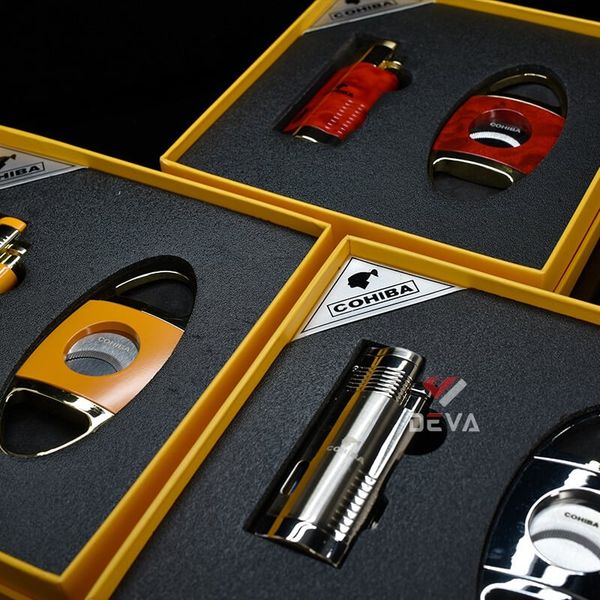 Set 2 món bật lửa và dao cắt Cohiba T14