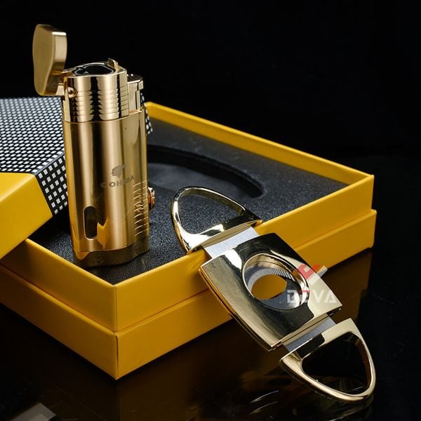 Set 2 món bật lửa và dao cắt Cohiba T14