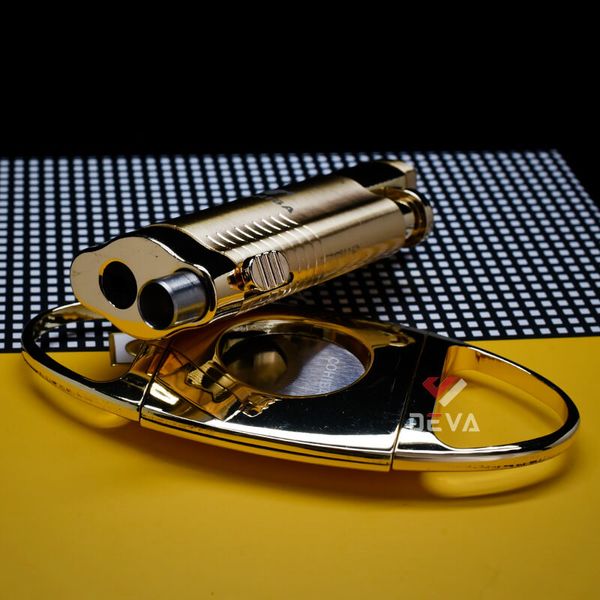 Set 2 món bật lửa và dao cắt Cohiba T14