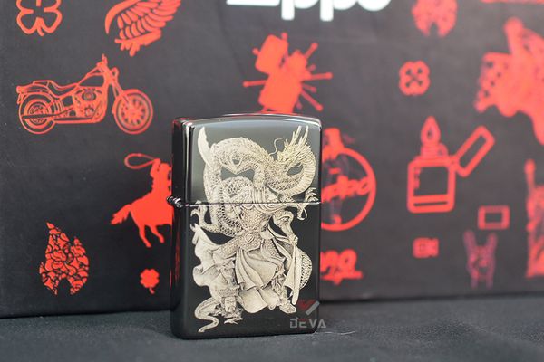 Set Zippo Series Black Ice Khắc Laser Các Chủ Đề ZK171