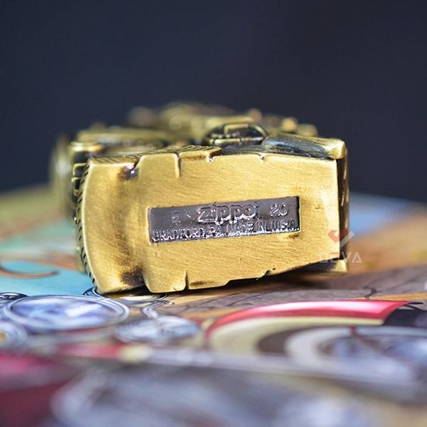 Set Zippo Chủ Đề Xe Máy Cổ Vintage  Motorcycle Free ZN384