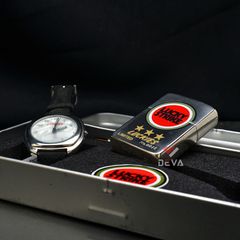 Set Zippo 1996  kèm đồng hồ Lucky Strike C17