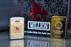 Set Zippo kỷ niệm chiếc bật lửa 600 triệu bản giới hạn Asia Million Collectible Z373
