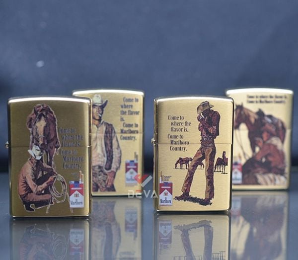 Set Zippo marlboro 4 cây Z360
