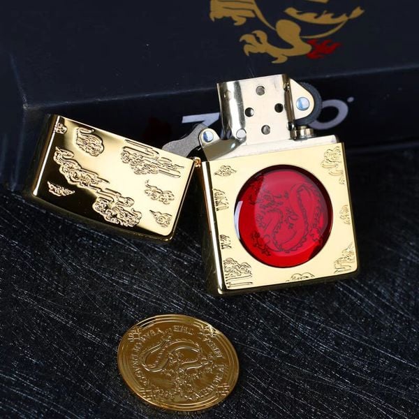 Zippo năm con rồng 2024 châu á bản giới hạn Z114