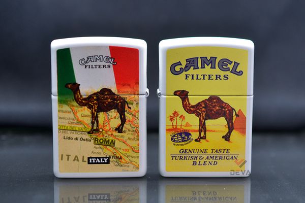 Set Zippo 18 Chiếc Sơn Chủ Đề Camel Các Quốc Gia ZN372
