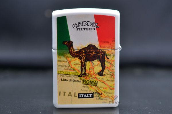Set Zippo 18 Chiếc Sơn Chủ Đề Camel Các Quốc Gia ZN372