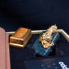 Set Zippo Hoa Văn Cổ Đại Ốp Linh Vật Tỳ Hưu May Mắn ZN66