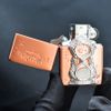 Set Zippo Vintage Đồng Đỏ Chủ Đề Đồng Hồ Cát Thời Gian ZN121