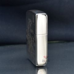 Zippo Bạc Khối Tái Bản 1941 Hình Hổ Núi BK45