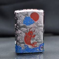 Zorro khắc 5 mặt chủ đề cá chép dưới trăng Z92035