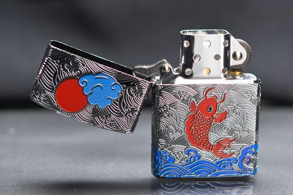 Zorro khắc 5 mặt chủ đề cá chép dưới trăng Z92035