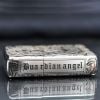 Zippo Bạc Khối Hoa Văn Thiên Thần Hộ Mệnh BK20