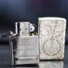 Zippo Bạc Khối Hoa Văn Thiên Thần Hộ Mệnh BK20