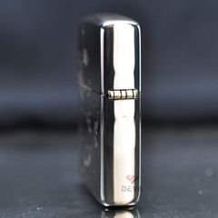 Zippo Bạc Khối Khắc 2 Mặt Cá Chép Trong Đầm Sen BK67