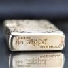 Zippo Bạc Khối Hình Phật Ngự Đài Sen BK30