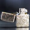Zippo Bạc Khối Hoa Văn Nổi 5 Mặt BK17