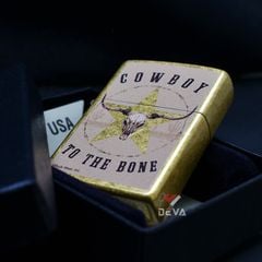 Zippo Chủ Đề Buck Wear Cowboy To The Bone Z126