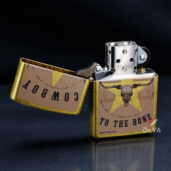 Zippo Chủ Đề Buck Wear Cowboy To The Bone Z126