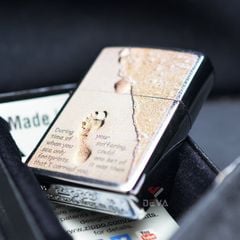 Zippo  In Dấu Chân Trên Cát Footprint In Sand Z39