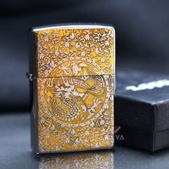 Zippo Khắc CNC Chủ Đề Rồng Phượng ZK142